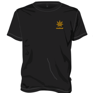 Medleaf Black Classic T Shirt