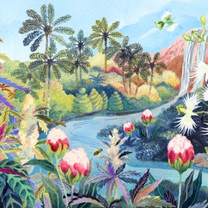 Bloom Tuatara's Paradise Art Print